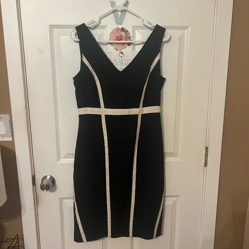 Black and white dress